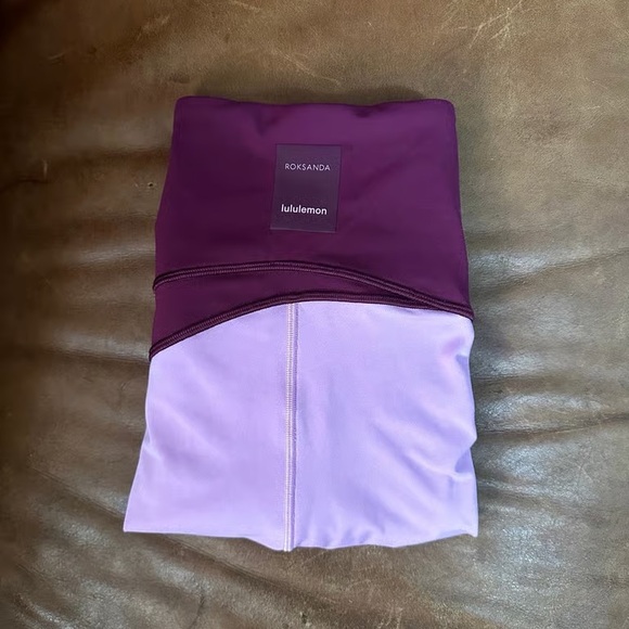 Women's Lululemon X Roksanda Inner Expanse Leggings 25 6 BNWOT Purple Yellow - Picture 2 of 4